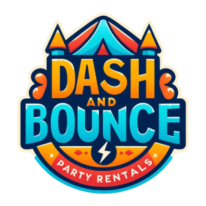 dash and bounce party rentals logo